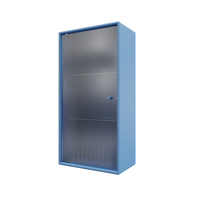 Ripple V Bathroom Cabinet, Azure