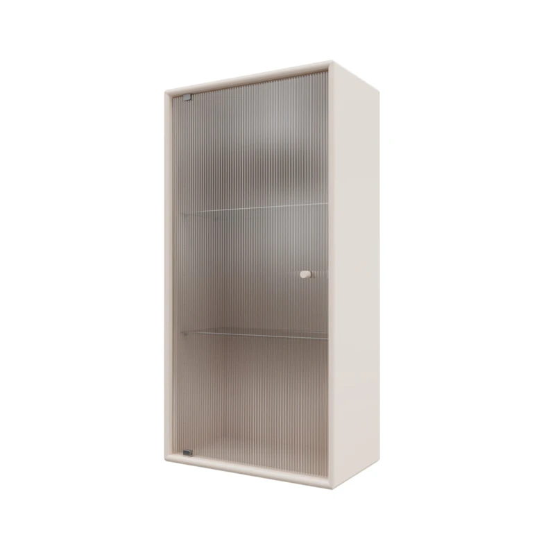Ripple V Bathroom Cabinet, Oat