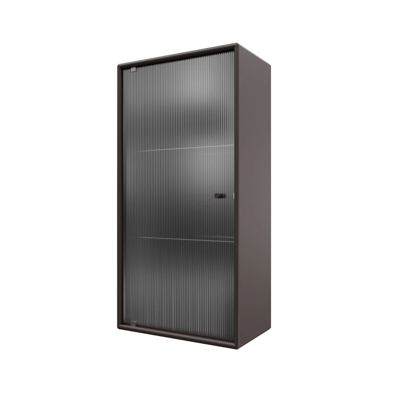Ripple V Bathroom Cabinet, Balsamic