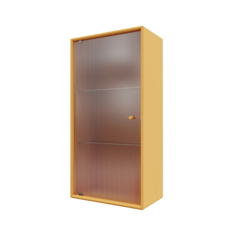 Ripple V Bathroom Cabinet, Acacia