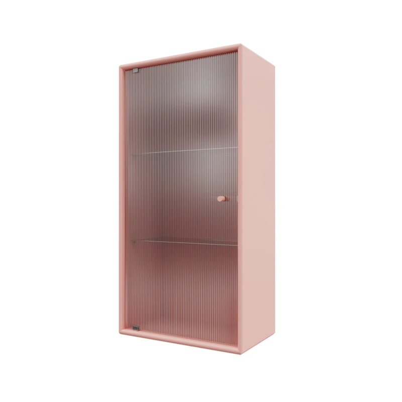 Ripple V Bathroom Cabinet, Ruby