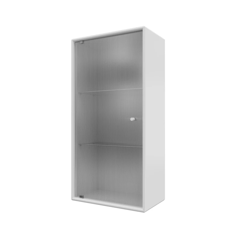 Ripple V Bathroom Cabinet, Snow