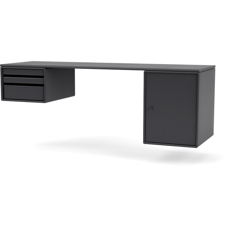 Workshop Wall Hung Desk, Anthracite