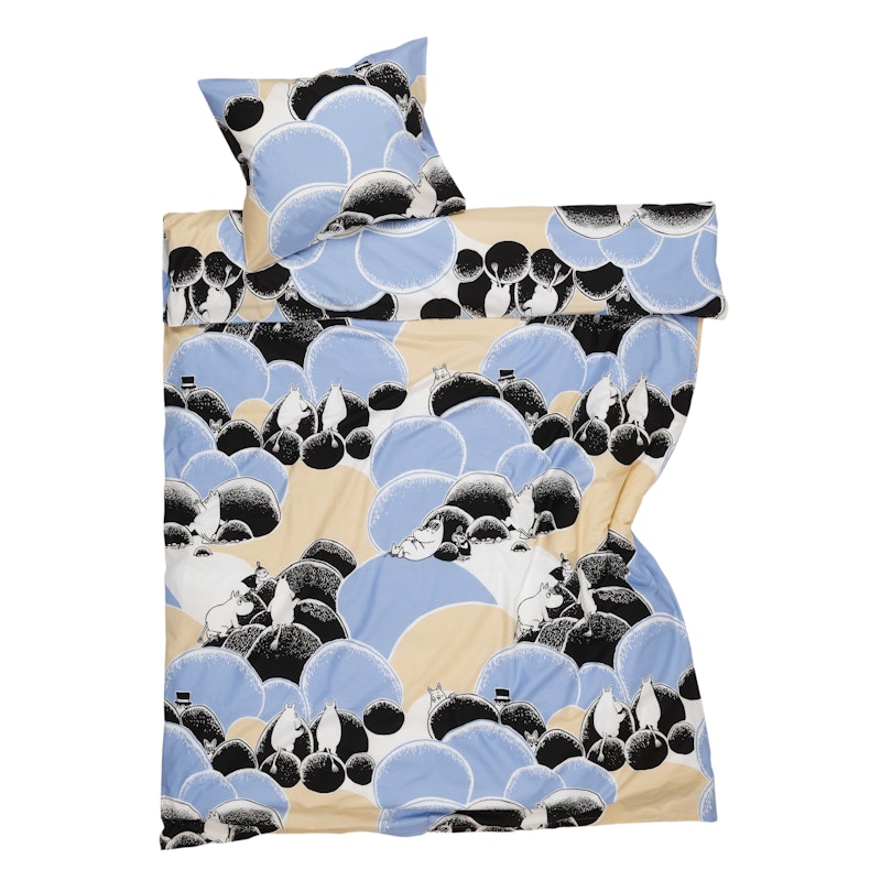 Moomin Bed Set 150x210 cm Pebbles