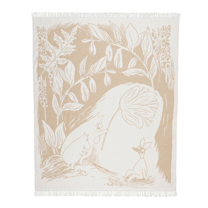 Moomin Blanket 130x170 cm, Beige