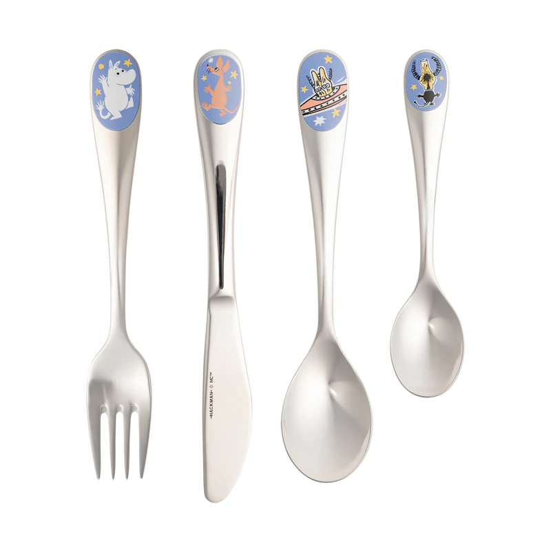 Moomin Childrens Cutlery 4-pack Space Adventures