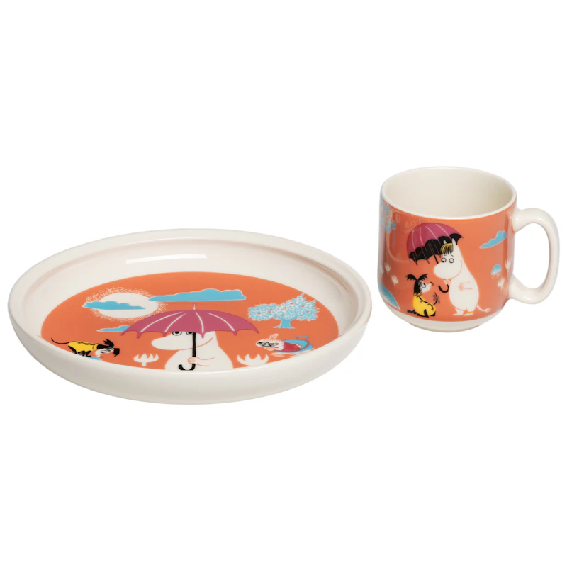 Moomin Childrens Tableware Under the umbrella