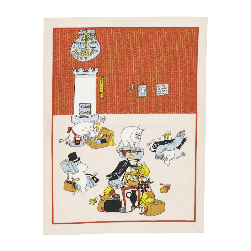 Moomin Kitchen Towel 50x70 cm Ready for vacation