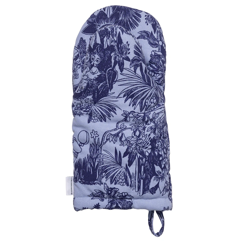 Moomin Oven Glove The Forest of Mystery, Blue