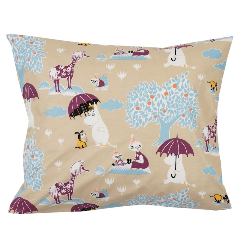 Moomin Pillowcase Under the umbrella