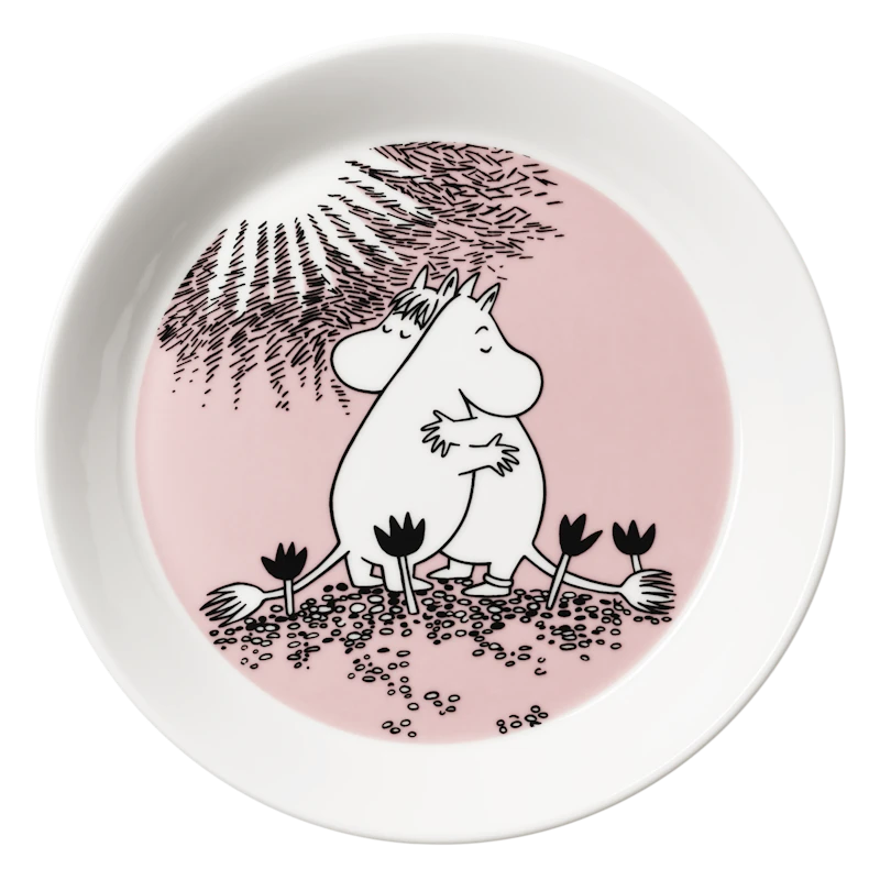 Moomin Plate 19 cm Love 30
