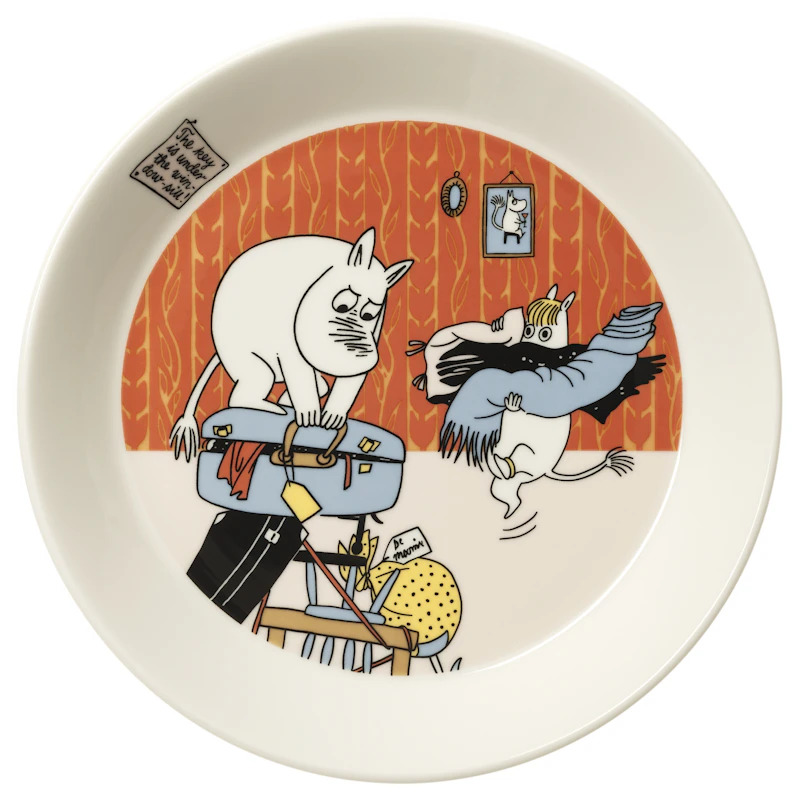 Moomin Plate 19 cm Ready for vacation