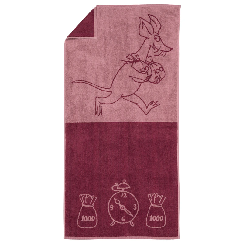 Moomin Bath Towel Sniff Malva 70x140 cm