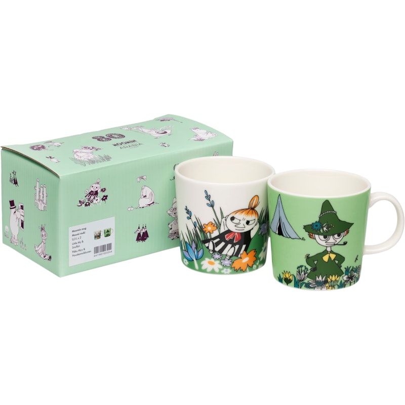 Moomin Mug Little My & Snufkin 30 cl 2-pack