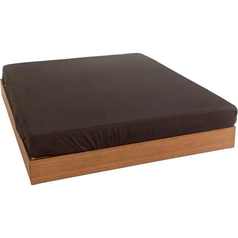 Bamboo Fitted Sheet 180x200 cm, Mocca