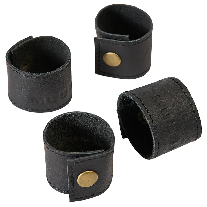 Camou Napkin Rings 4-pack, Black