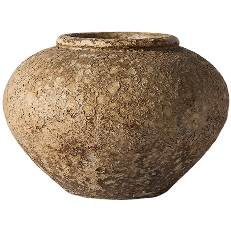 Luna Decorative Pot Beige, 18 cm