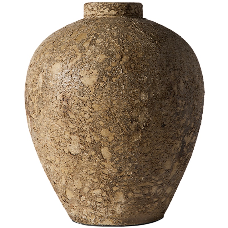 Luna Decorative Pot Beige, 40 cm