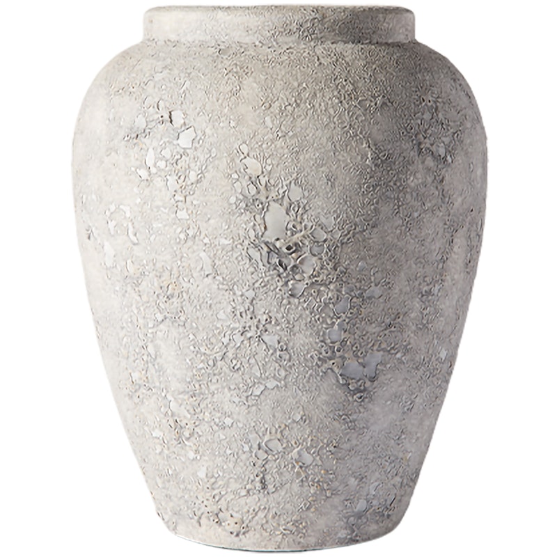Luna Decorative Pot Light Grey, 38 cm
