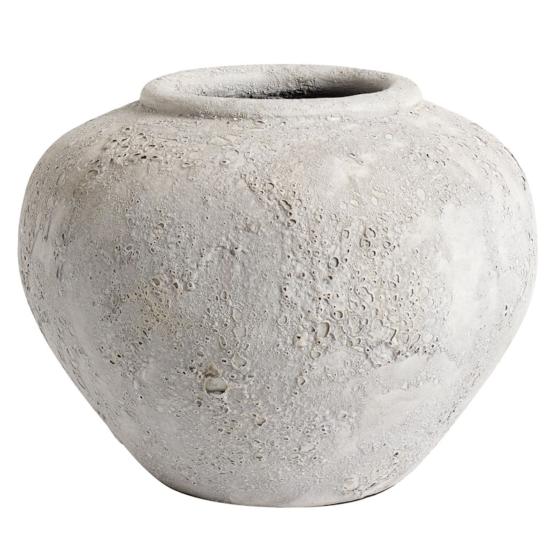 Luna Decorative Pot Light Grey, 26 cm