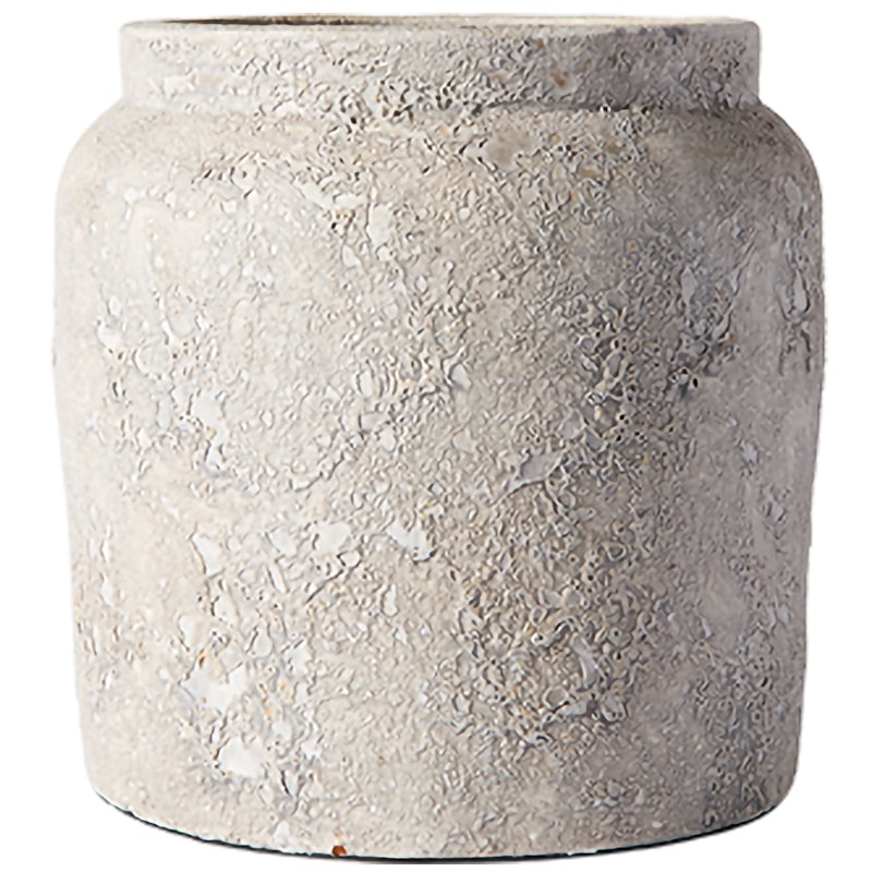 Luna Decorative Pot Light Grey, 28 cm
