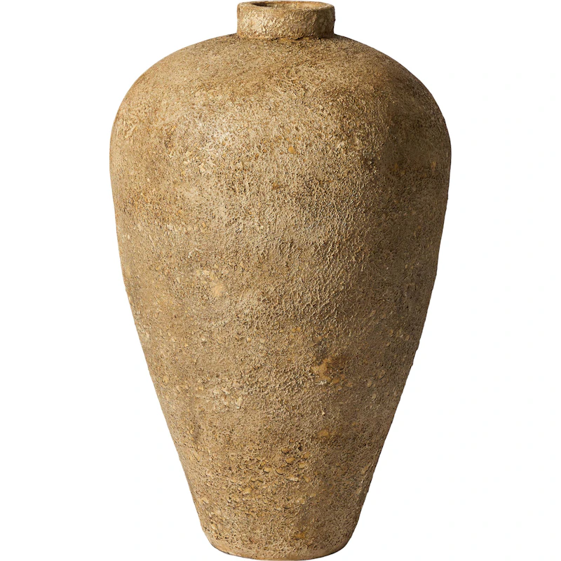 Luna Decorative Pot Beige, 80 cm