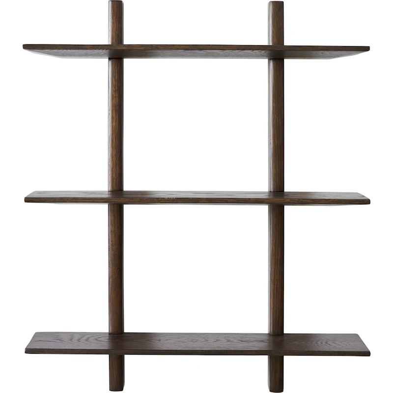 Noir S Shelf, Dark Stained