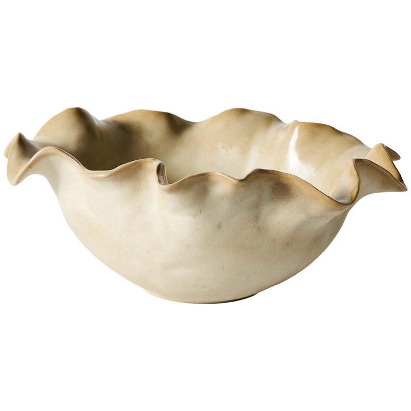 Saku Serving Bowl, Cream