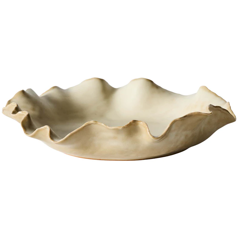 Saku Serving Dish, Cream