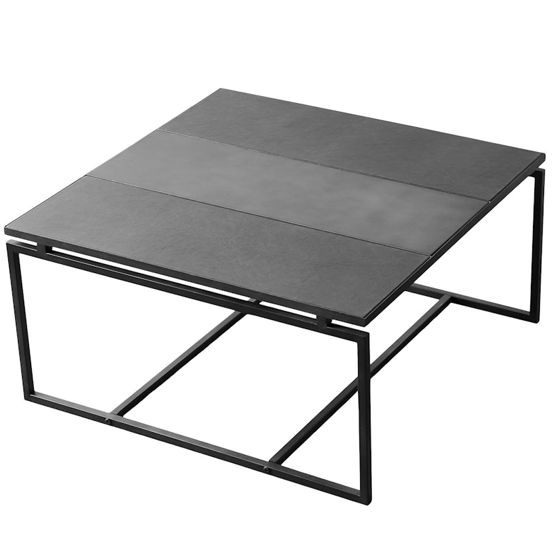 Austin Square Coffee Table 45x90 cm, Black