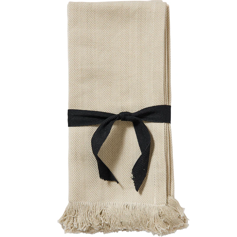 Umami Napkin 45x45 cm 2-pack, Grey / Sand