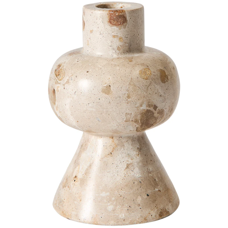 Vita Candlestick 12 cm, Seashell