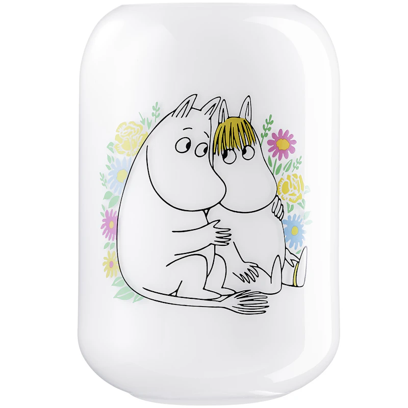Moomin Flowers Vase 19 cm, White