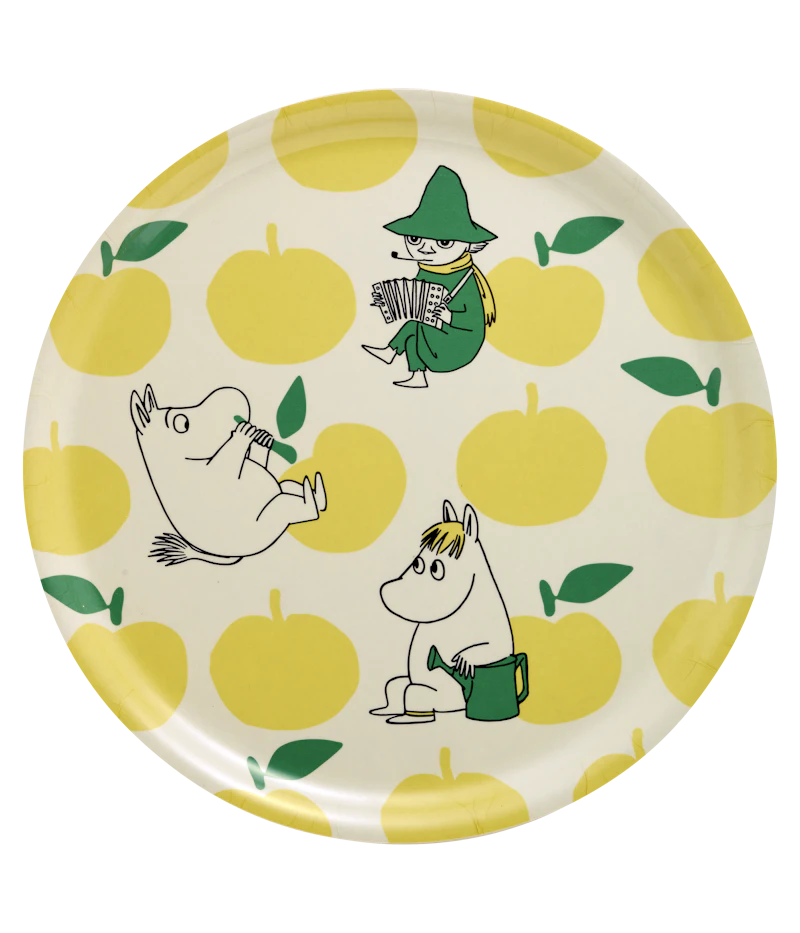 Moomin Joyfull Apples Tray Ø35 cm