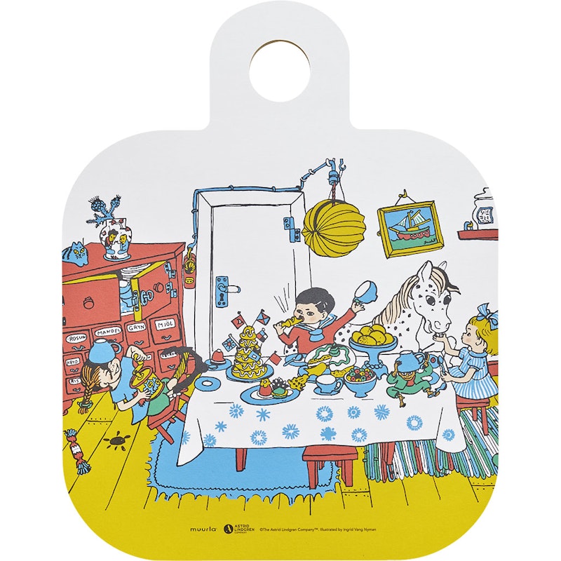 Pippi Chopping Board Villa Villekulla 25x32 cm