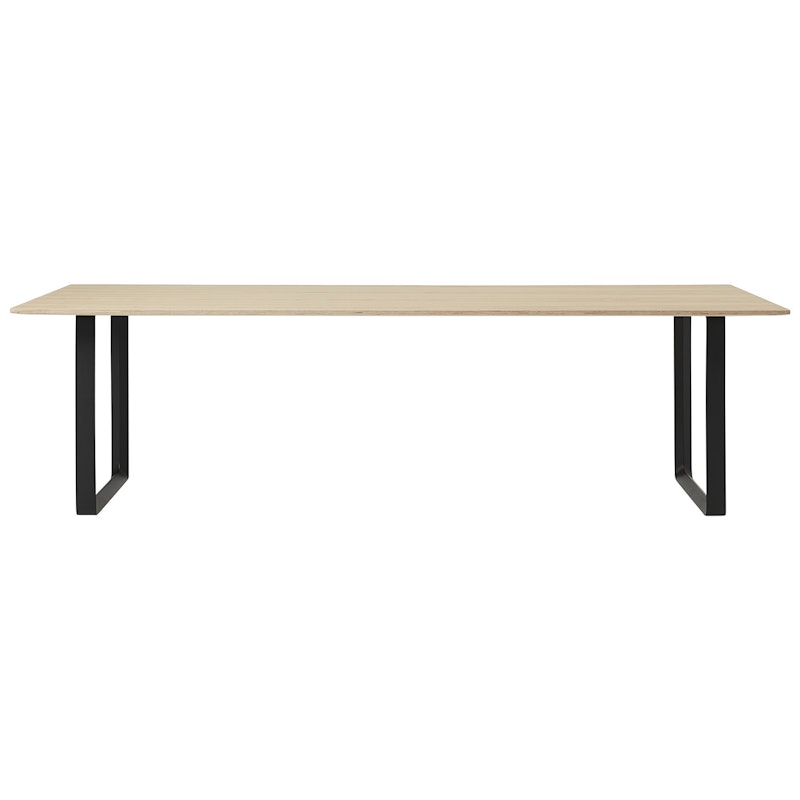 70/70 Table 108x255 cm, Oak Veneer / Black