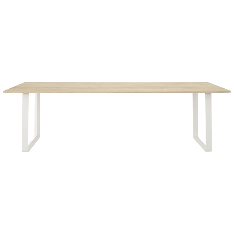 70/70 Table 108x255 cm, Solid Oak / White