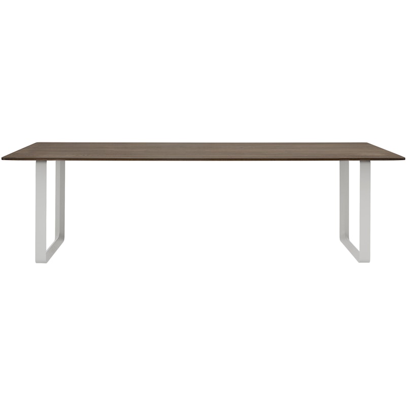 70/70 Table 108x255 cm, Solid Smoked Oak / Grey