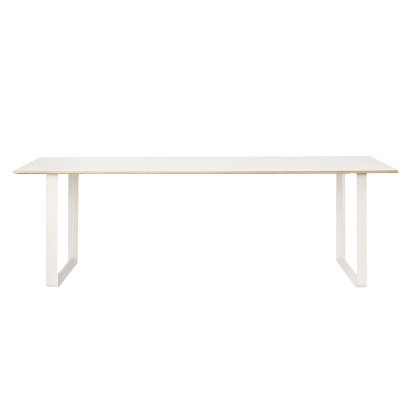 70/70 Table 108x255 cm, Oak Veneer / White