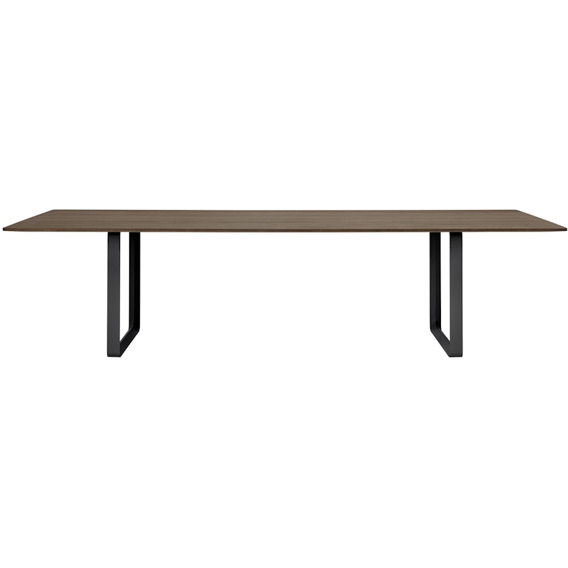 70/70 Table 108x295 cm, Solid Smoked Oak / Black