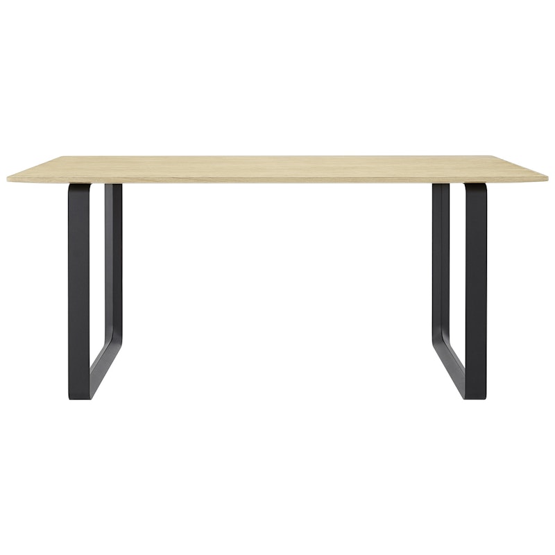 70/70 Table 85x170 cm, Solid Oak / Black