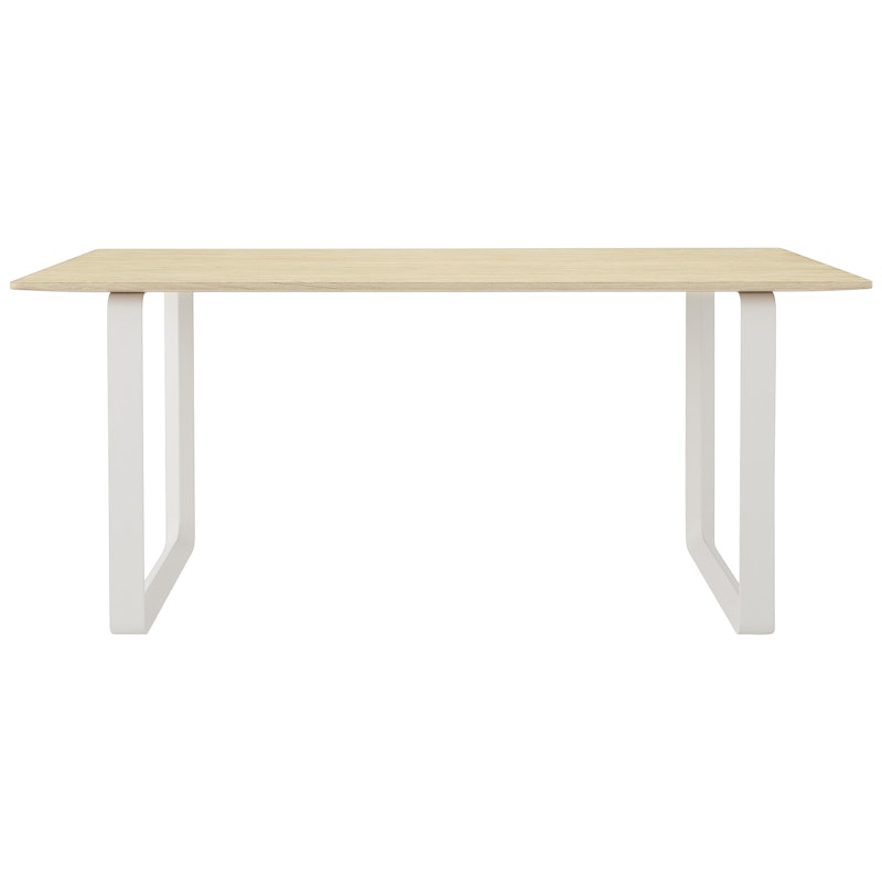 70/70 Table 85x170 cm, Solid Oak / White