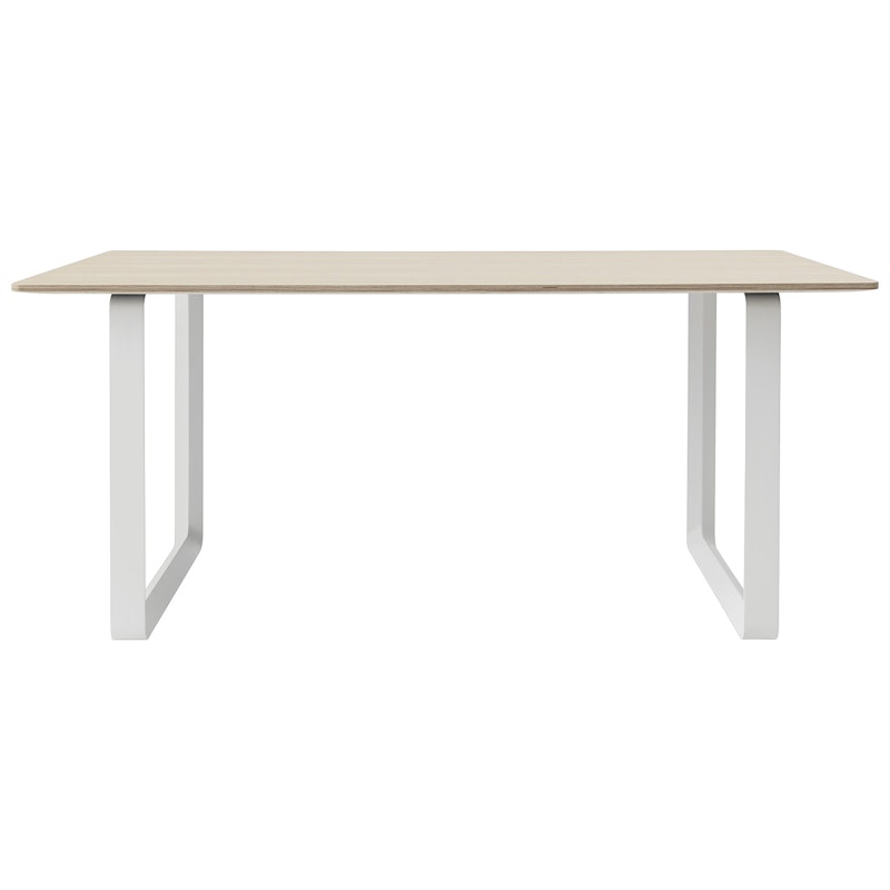 70/70 Table 85x170 cm, Oak Veneer / White