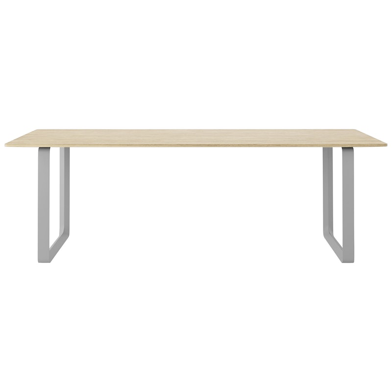 70/70 Table 90x225 cm, Solid Oak / Grey