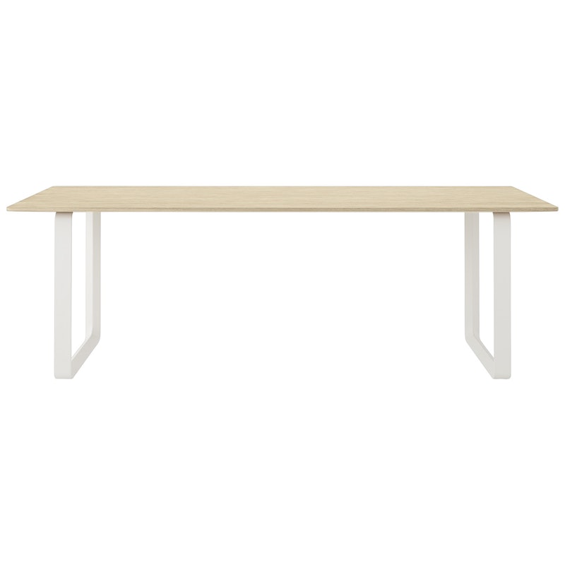 70/70 Table 90x225 cm, Solid Oak / White