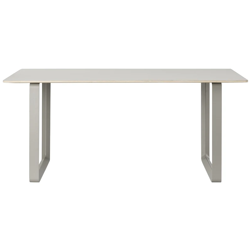 70/70 Table 90x225 cm, Linoleum Grey / Grey