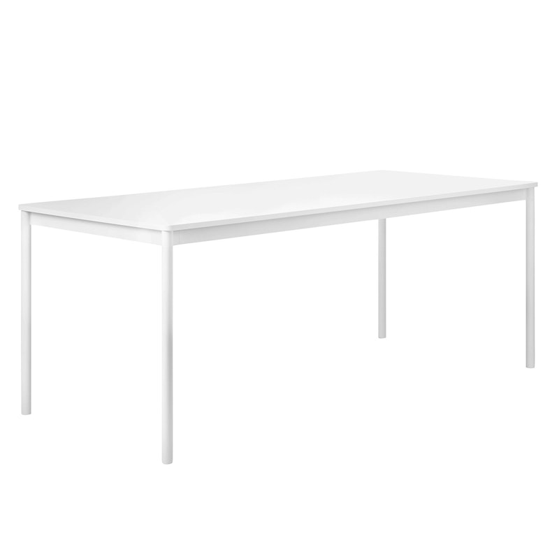 Base Table 85x190 cm, Laminate White