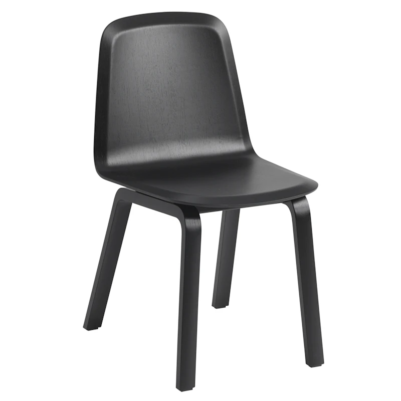 Brink Wooden chair, Black