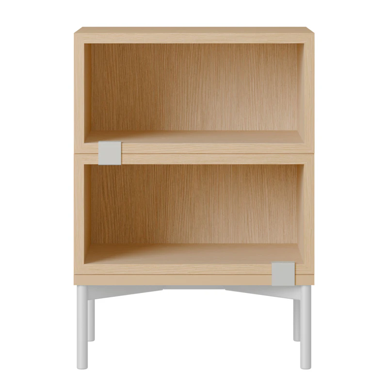Stacked Configuration 1 Bedside Table, Oak