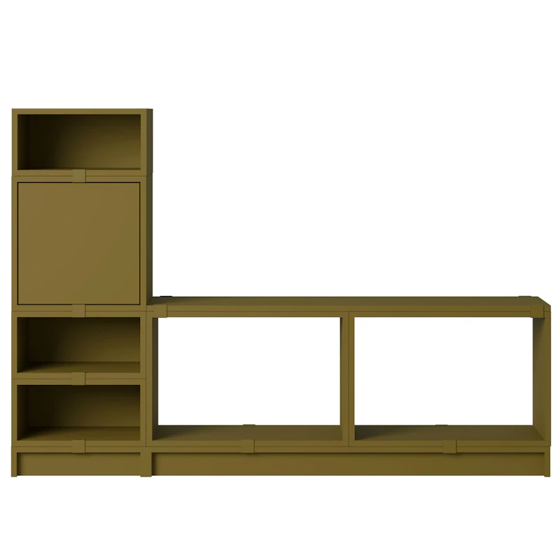 Stacked Configuration 1 Hall furniture, Dark Green